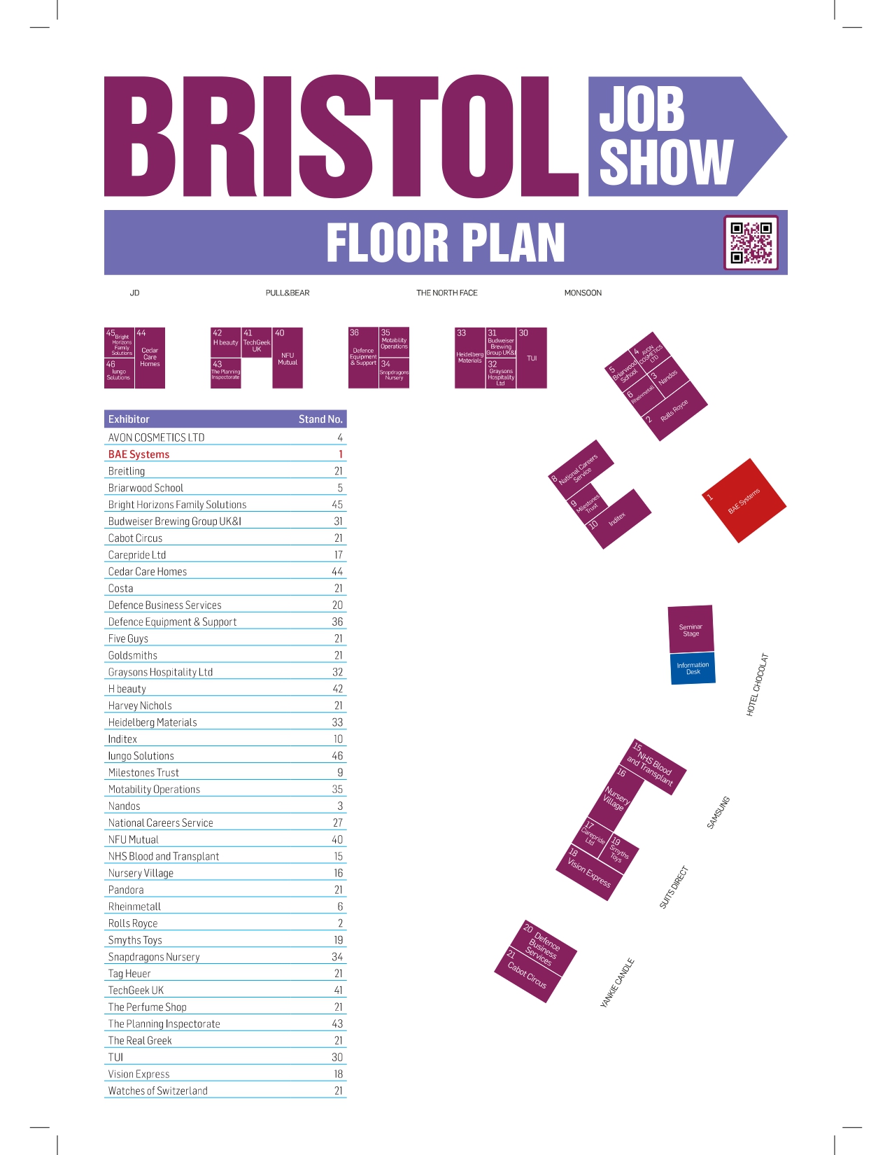 Bristol Job Show Floor Plan